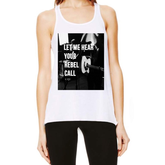 Bella Canvas Tops - KORBEE “Let Me Hear The Rebel Call” Tank